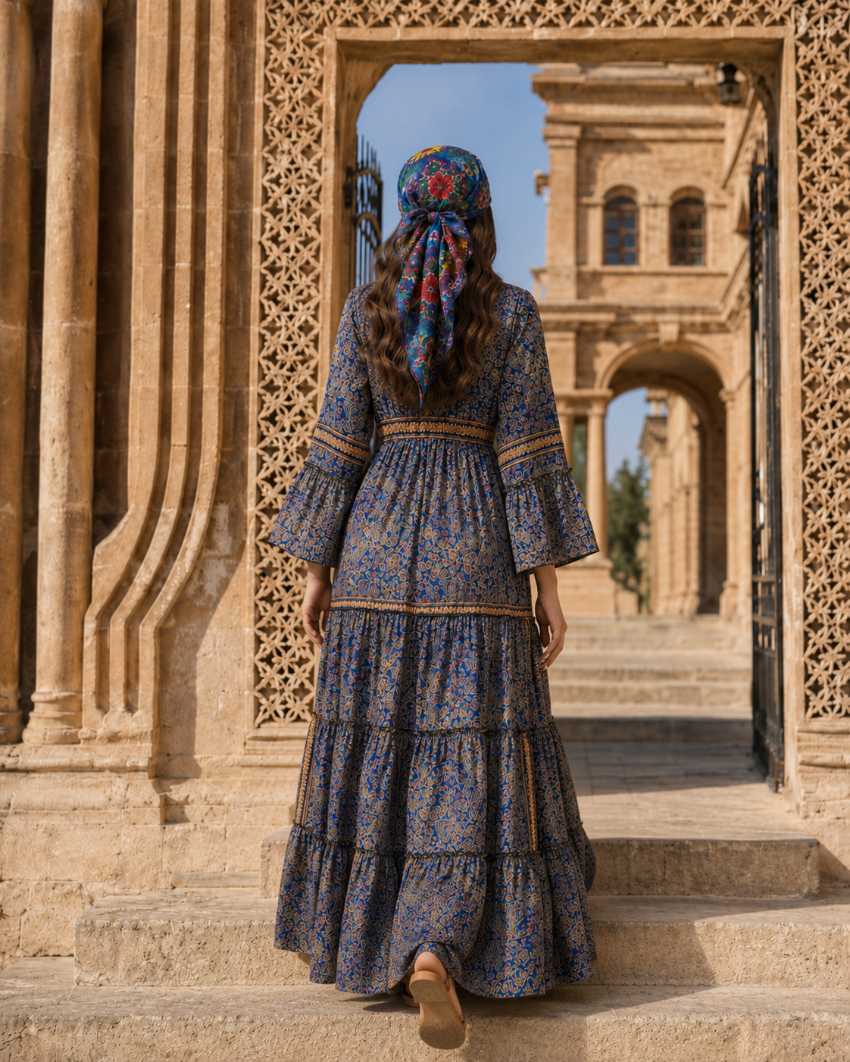 Şahmeran Blue Elbise
