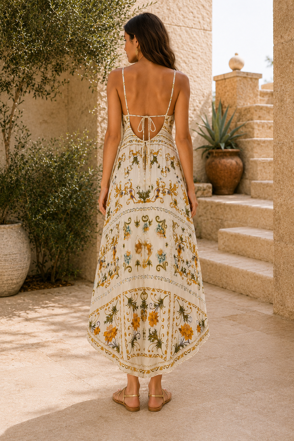 Golden Garden Elbise