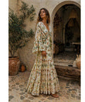Arya Desenli Boho Elbise