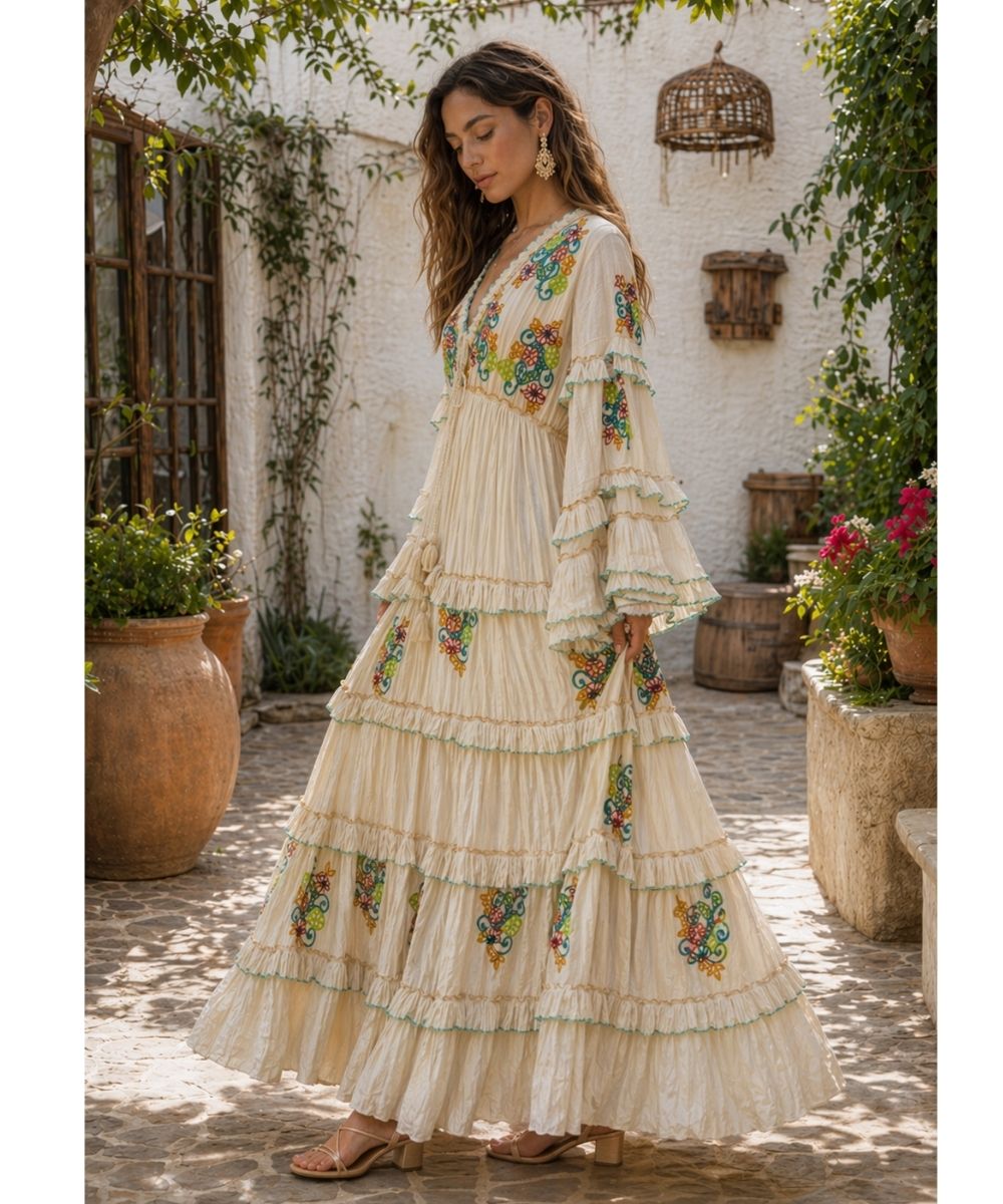 Marella Boho Elbise